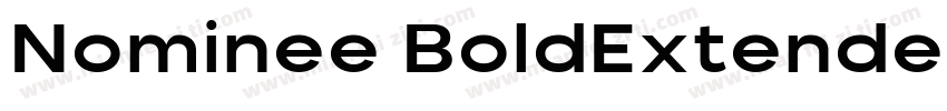 Nominee BoldExtended字体转换